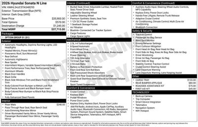 2026 Hyundai SONATA N Line