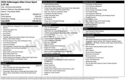 2024 Volkswagen Atlas Cross Sport 2.0T SE