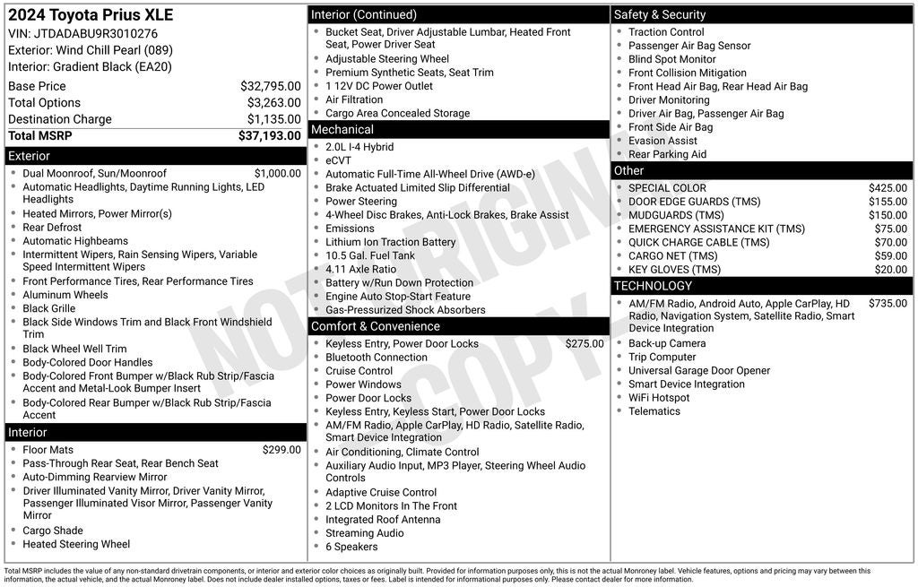 2024 Toyota PRIUS Limited
