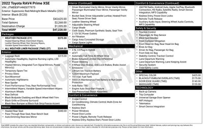 2022 Toyota RAV4 PRIME XSE