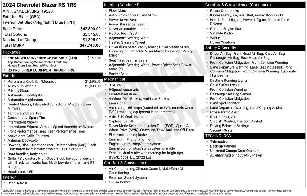 2024 Chevrolet Blazer RS