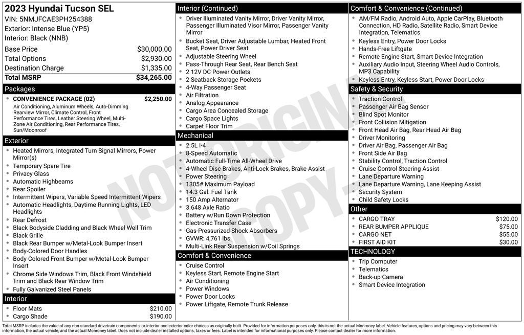 2023 Hyundai TUCSON SEL