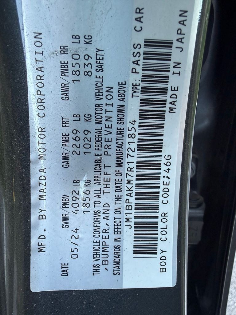 2024 Mazda Mazda3 2.5 S Select Sport