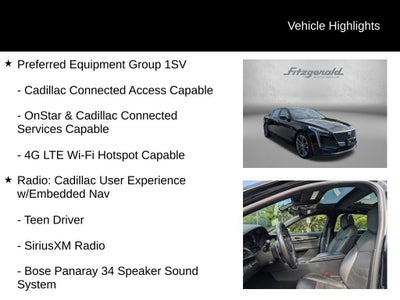 2020 Cadillac CT6-V 4DR SDN