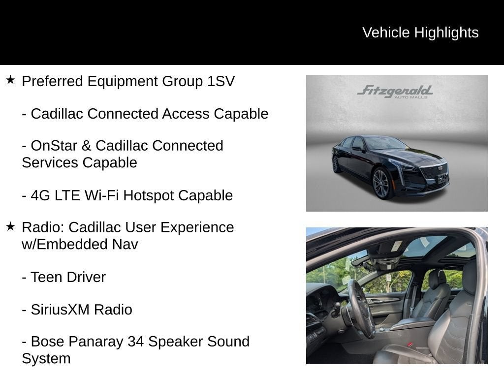 2020 Cadillac CT6-V 4DR SDN