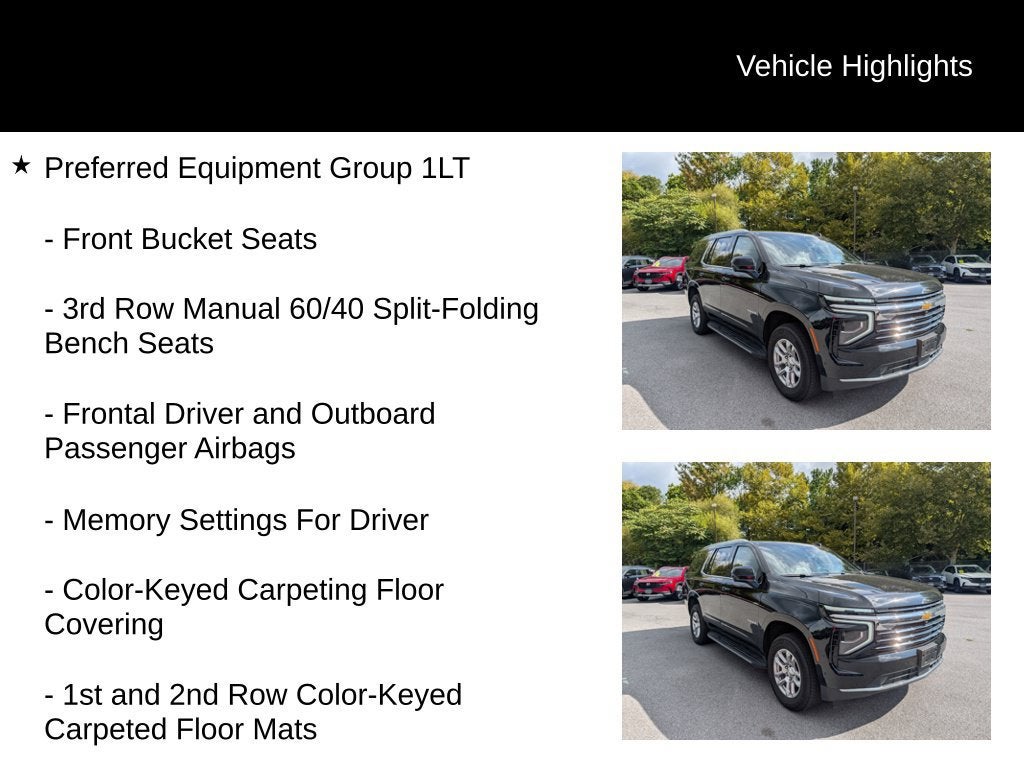 2025 Chevrolet Tahoe LT