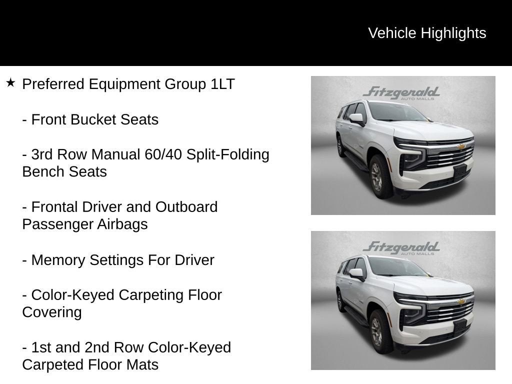 2025 Chevrolet Tahoe LT