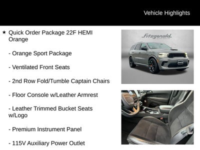 2023 Dodge Durango Hemi Orange