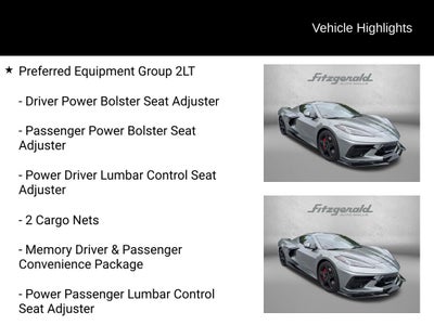 2023 Chevrolet Corvette Stingray 2LT