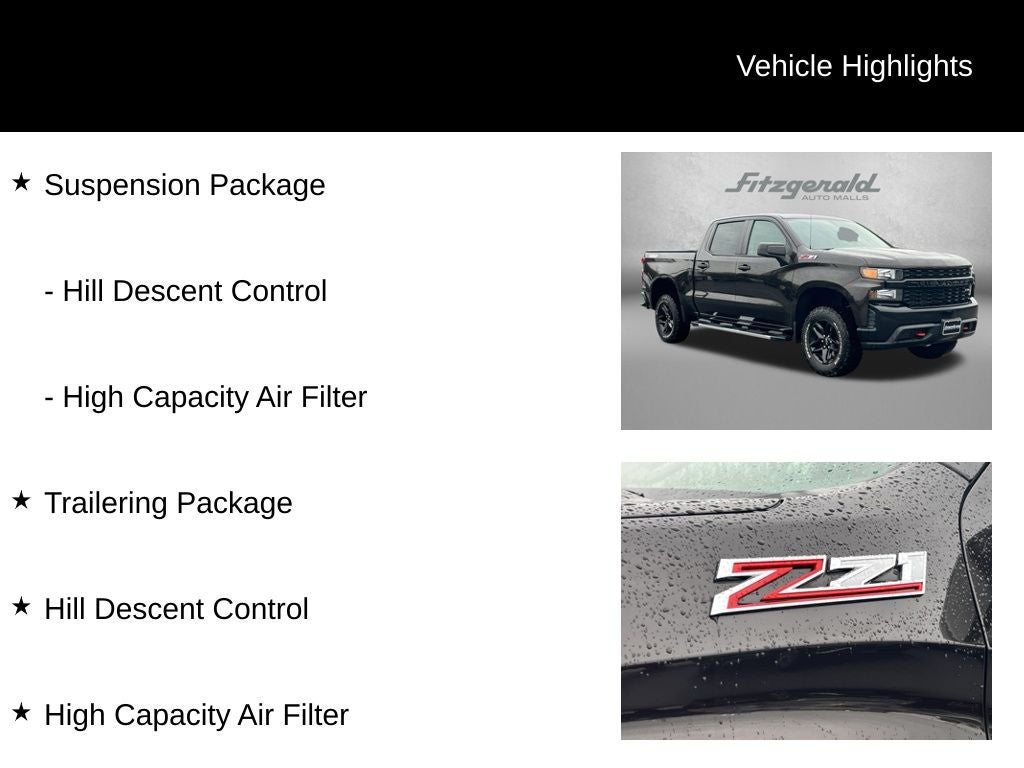 2019 Chevrolet Silverado 1500 Custom Trail Boss