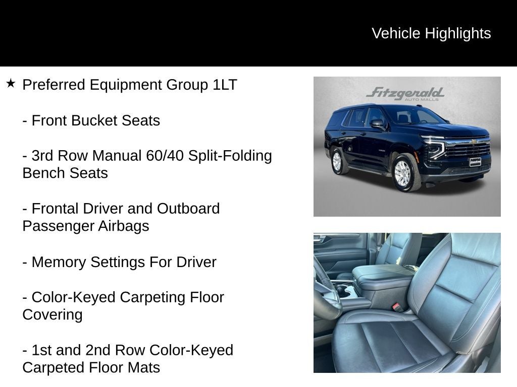 2025 Chevrolet Tahoe LT