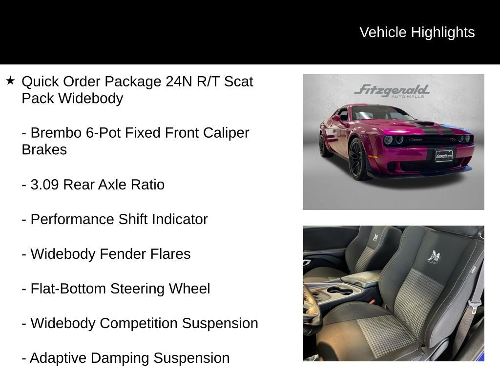 2021 Dodge Challenger R/T Scat Pack Widebody