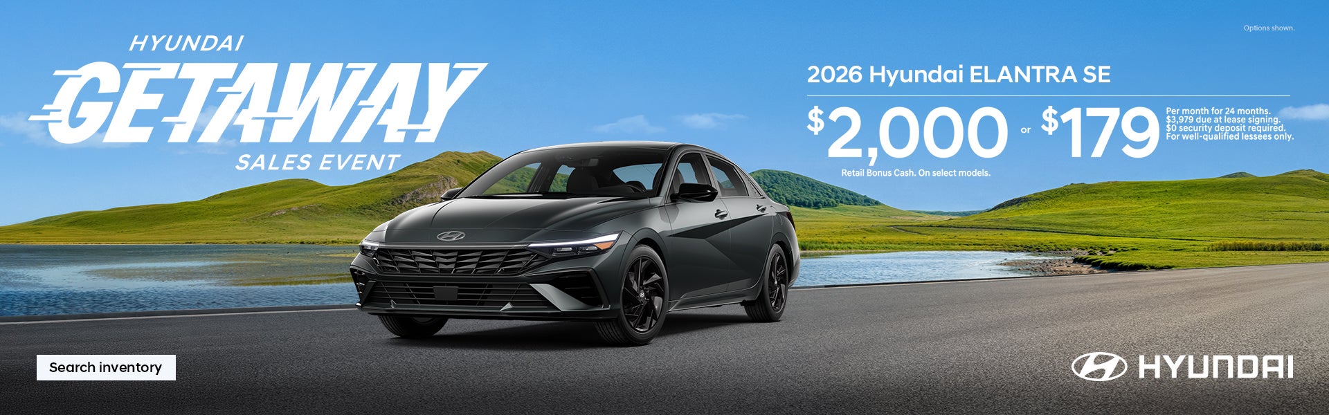 2026 Hyundai Elantra Lease or Bonus Cash Offer